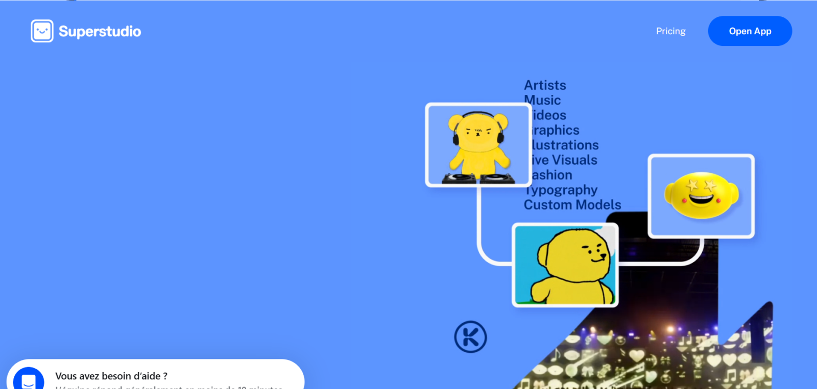 Kaiber AI generator cartoon animation