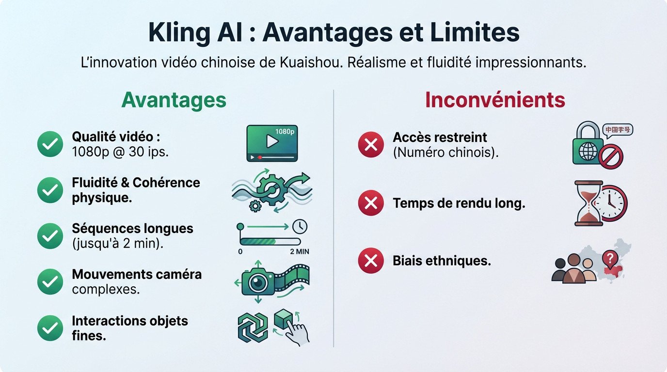 Kling AI vidéo génération