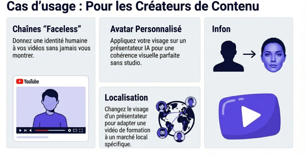 Cas d'usage des créateurs de contenu