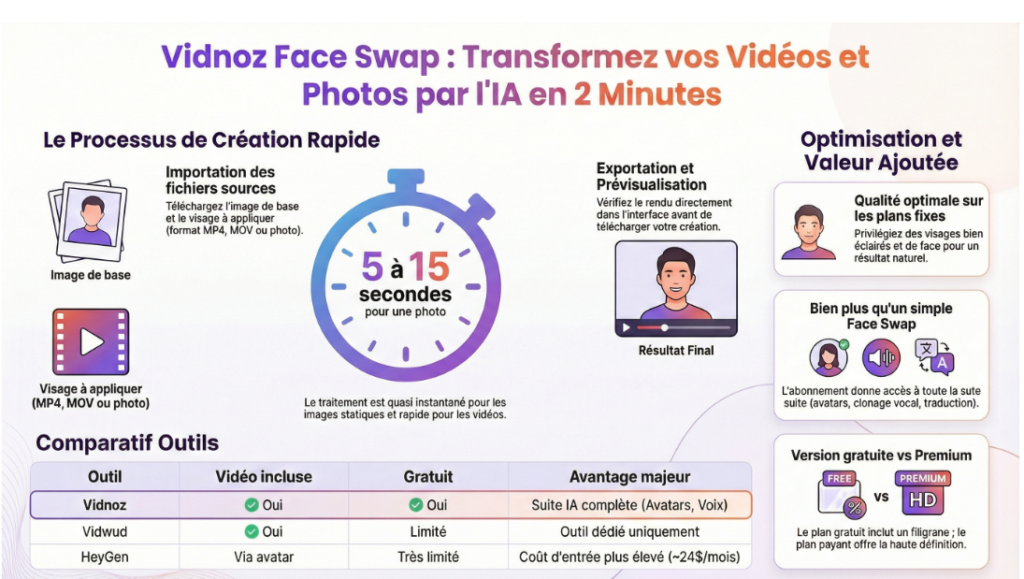 Swap face Vidnoz