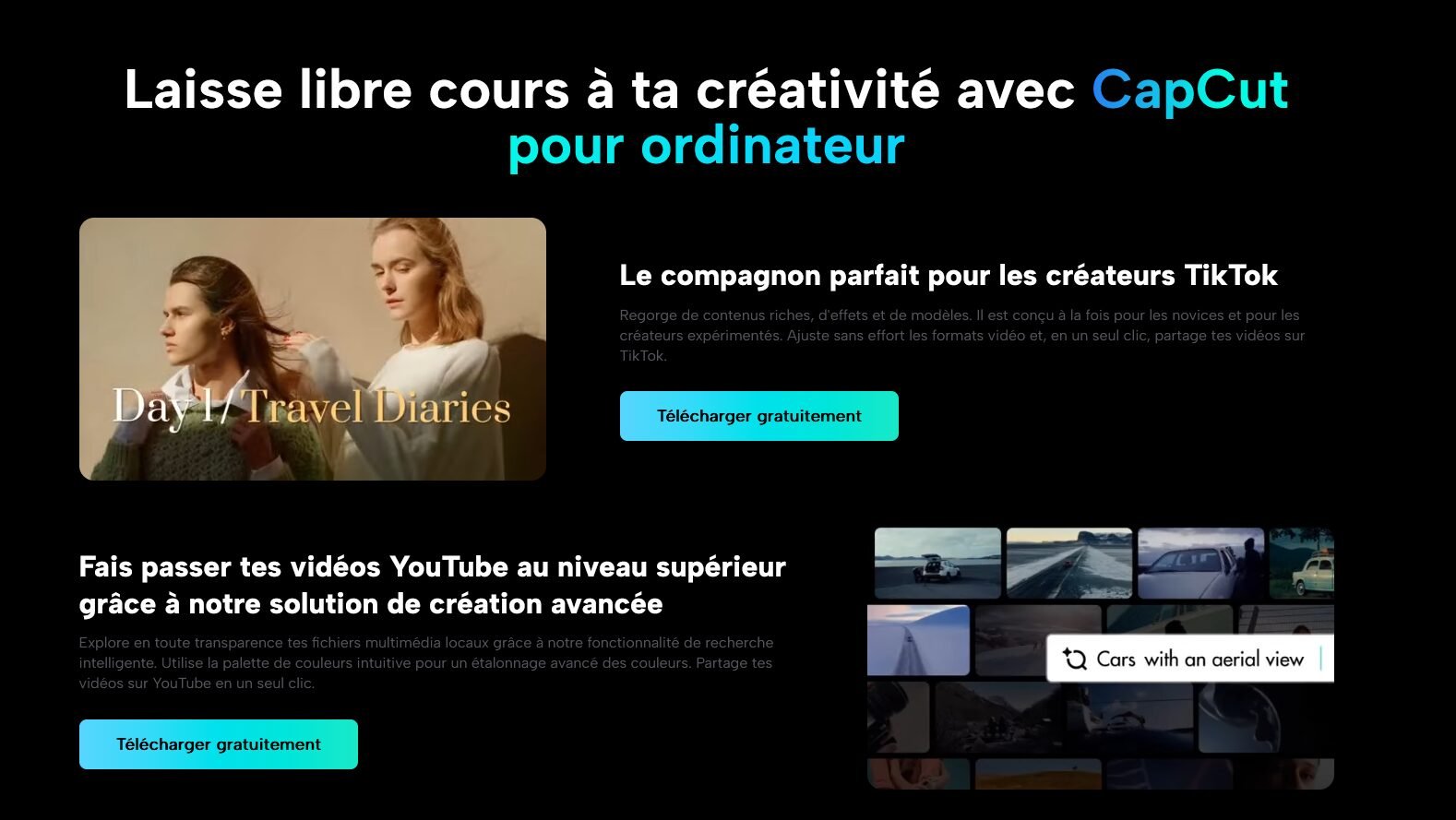 CapCut montage social