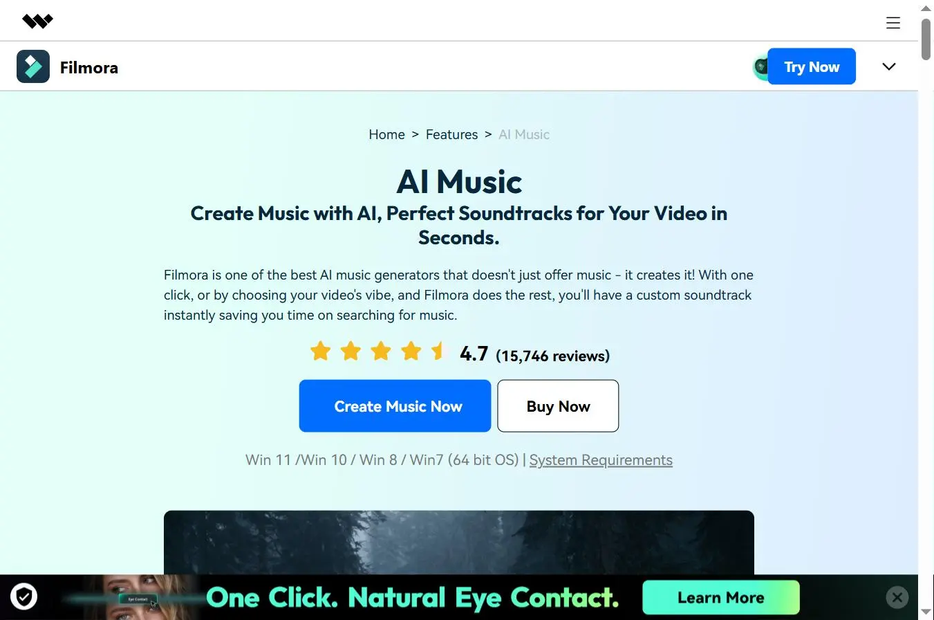 Filmora AI Music Generator - Create original soundtracks for your videos