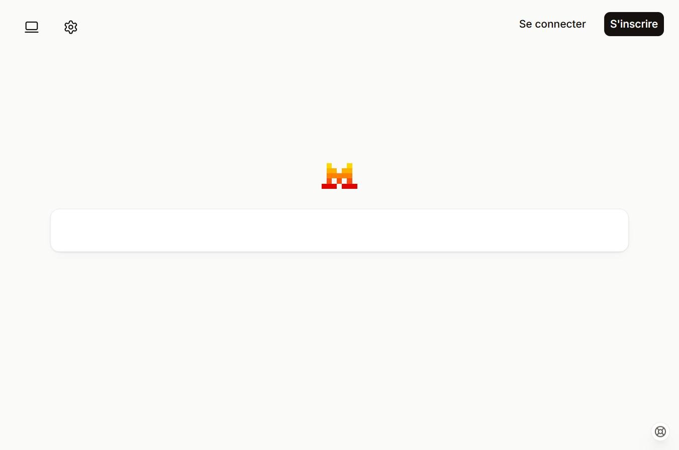 Interface Le Chat Mistral