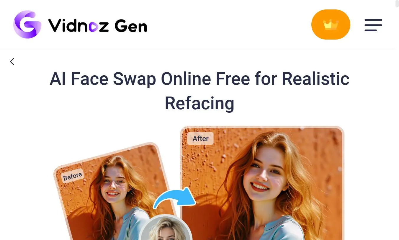 Vidnoz AI interface 2026