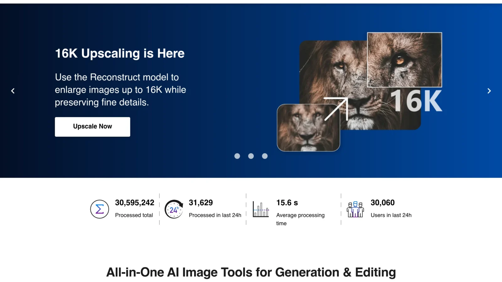 Nero AI, outil d'amélioration et d'agrandissement d'image par IA