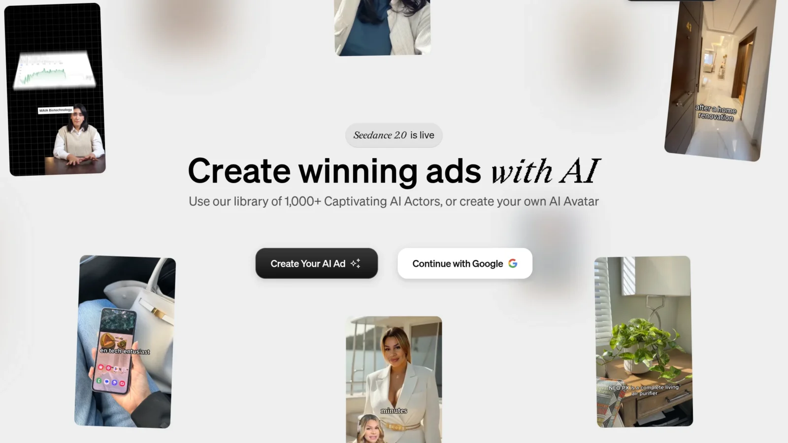 Arcads AI, plateforme de création de pubs vidéo UGC avec acteurs AI