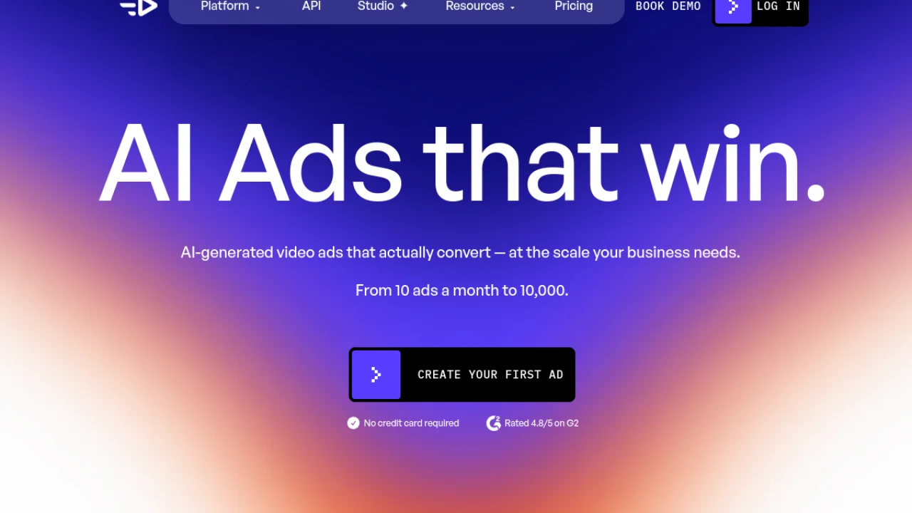 Creatify — video advertising generation interface AI