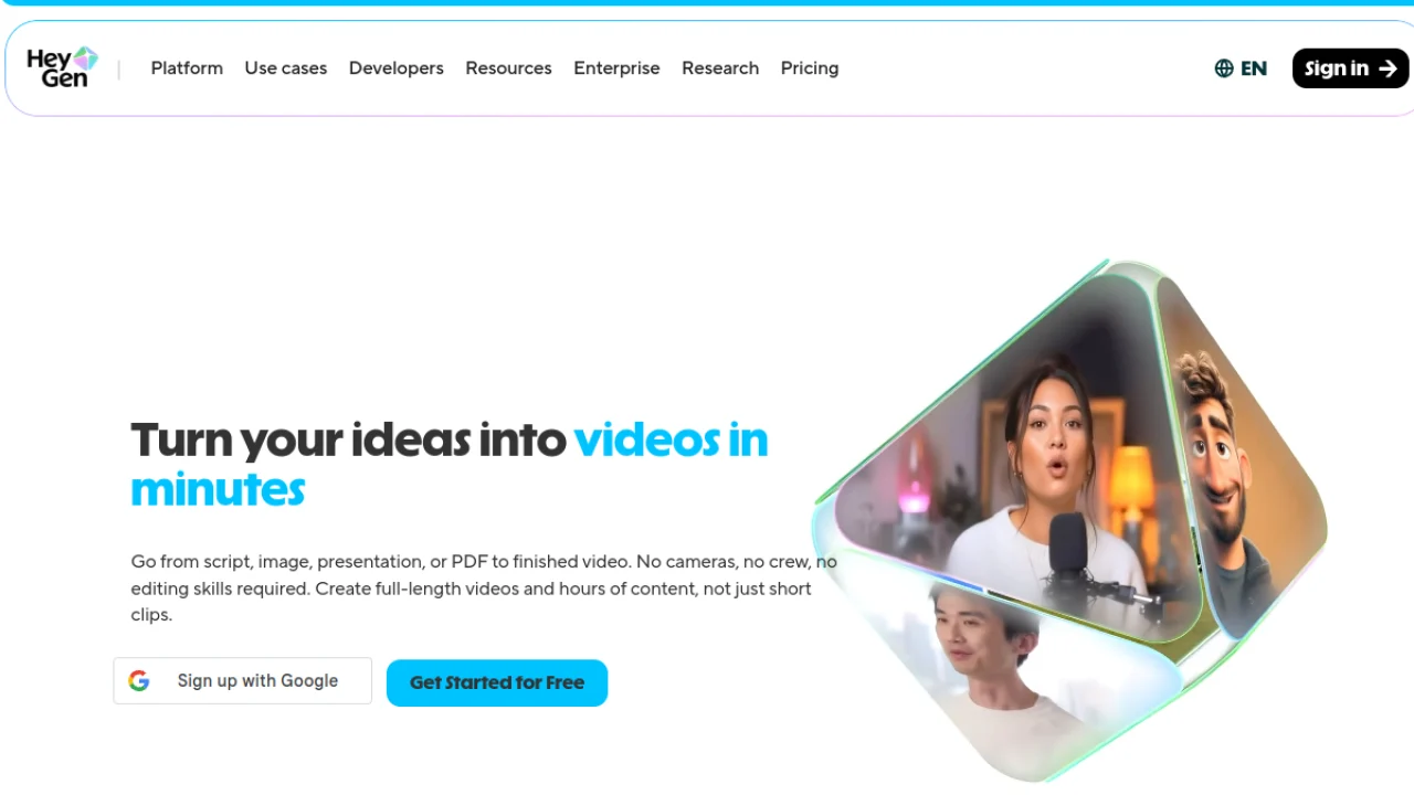 HeyGen avatar interface AI 2026