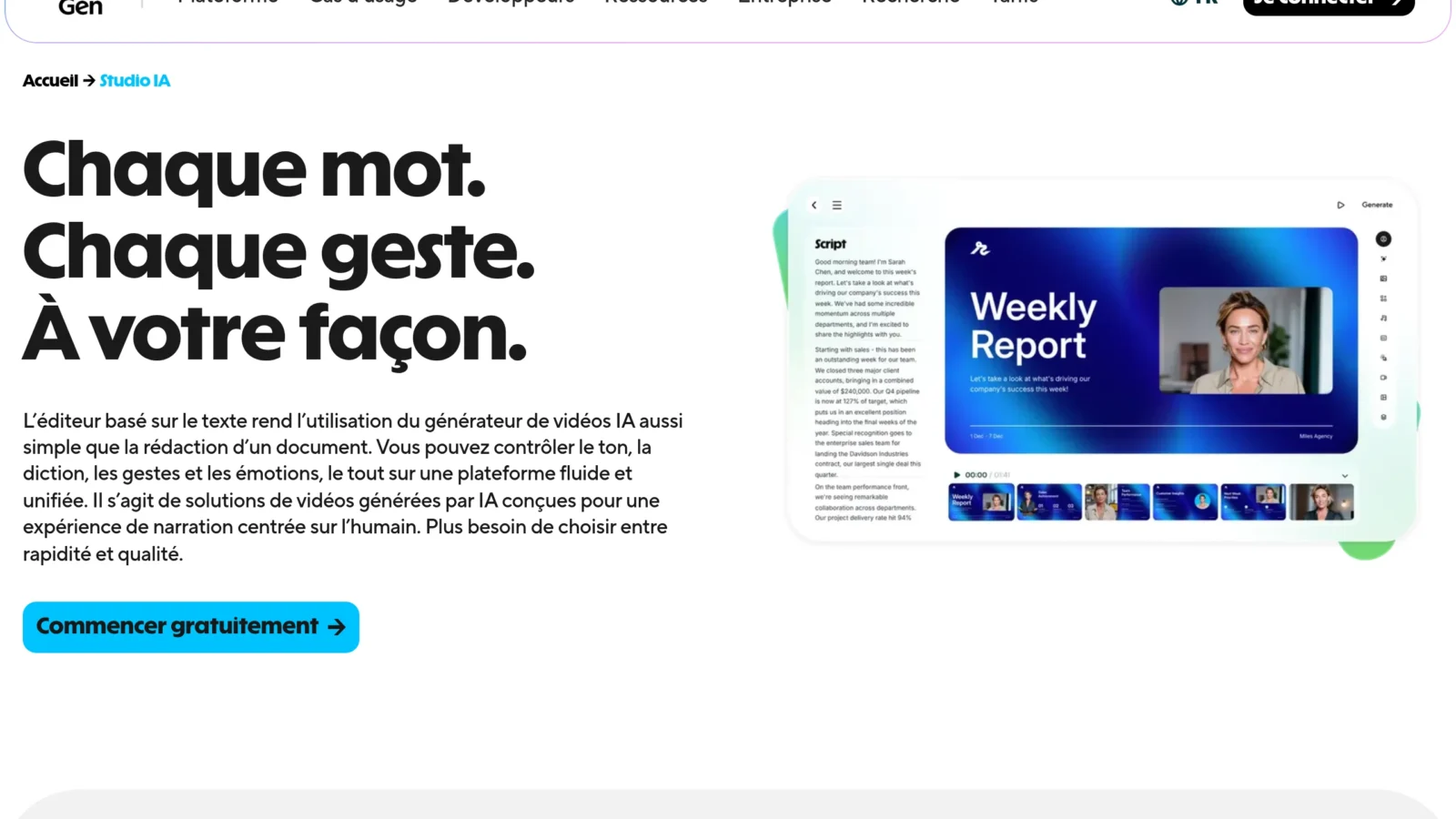 AI Studio HeyGen, video creation studio AI