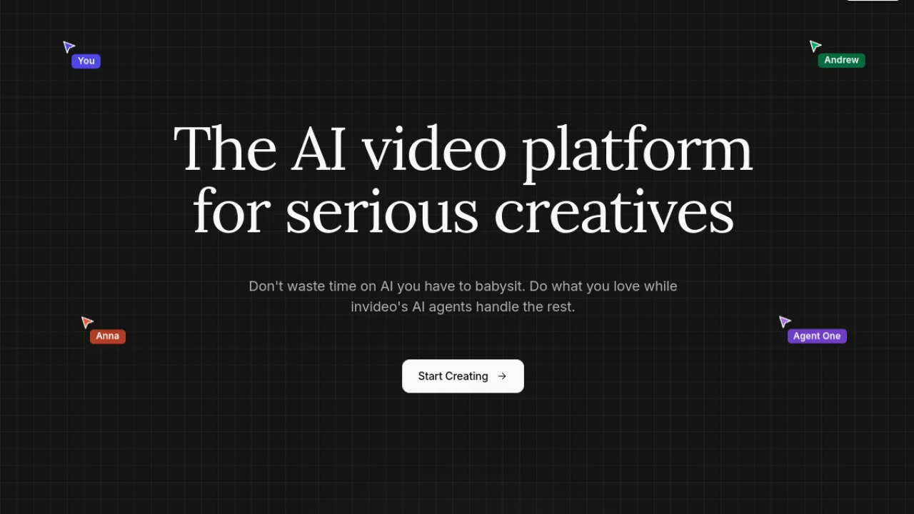 InVideo AI — text-to-video interface (2026)