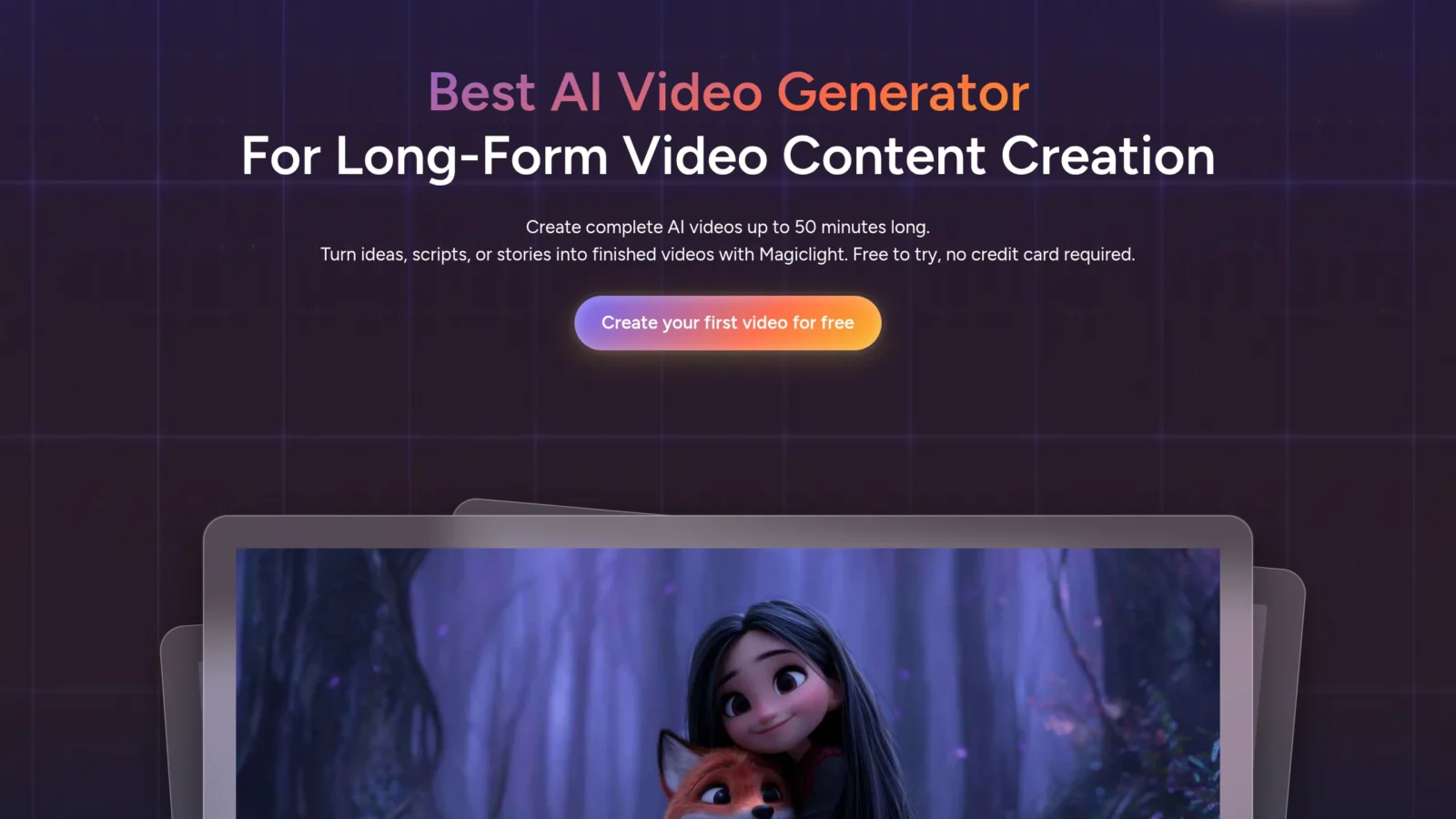 MagicLight AI, générateur de vidéos narratives à partir d'un script