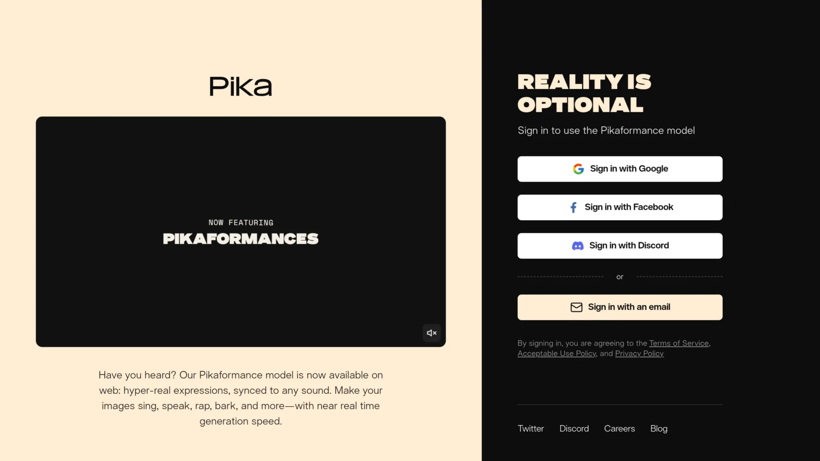 Pika — video generation AI creative effects (2026)