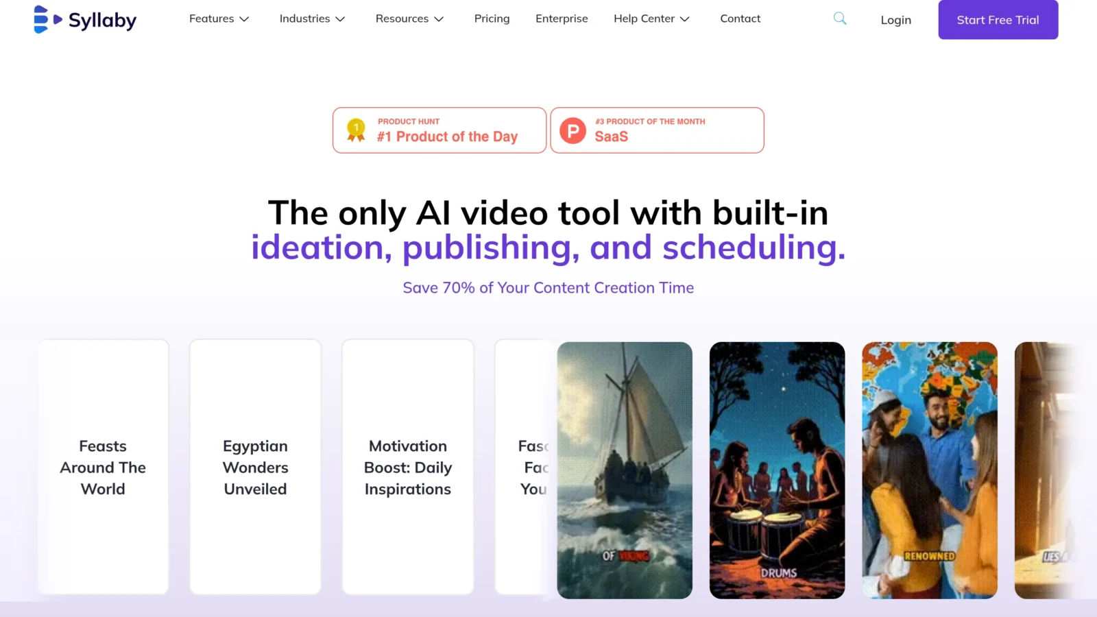 Syllaby, all-in-one platform for creating faceless videos