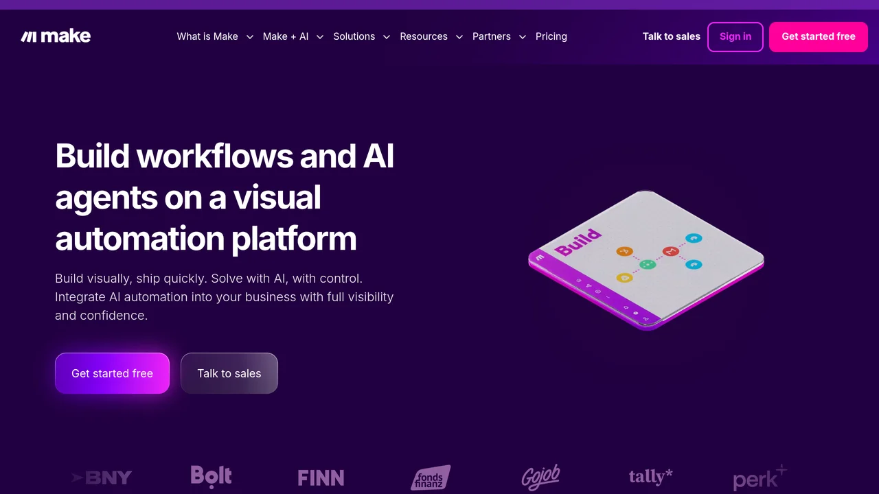 Make visual platform d automation of workflows video