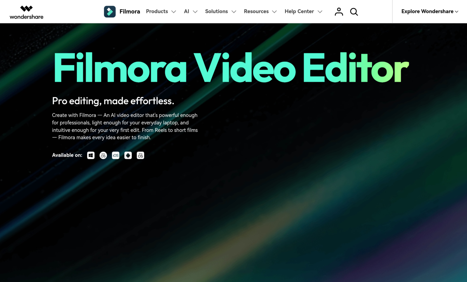 Filmora, outils d edition AI (AI Copilot)