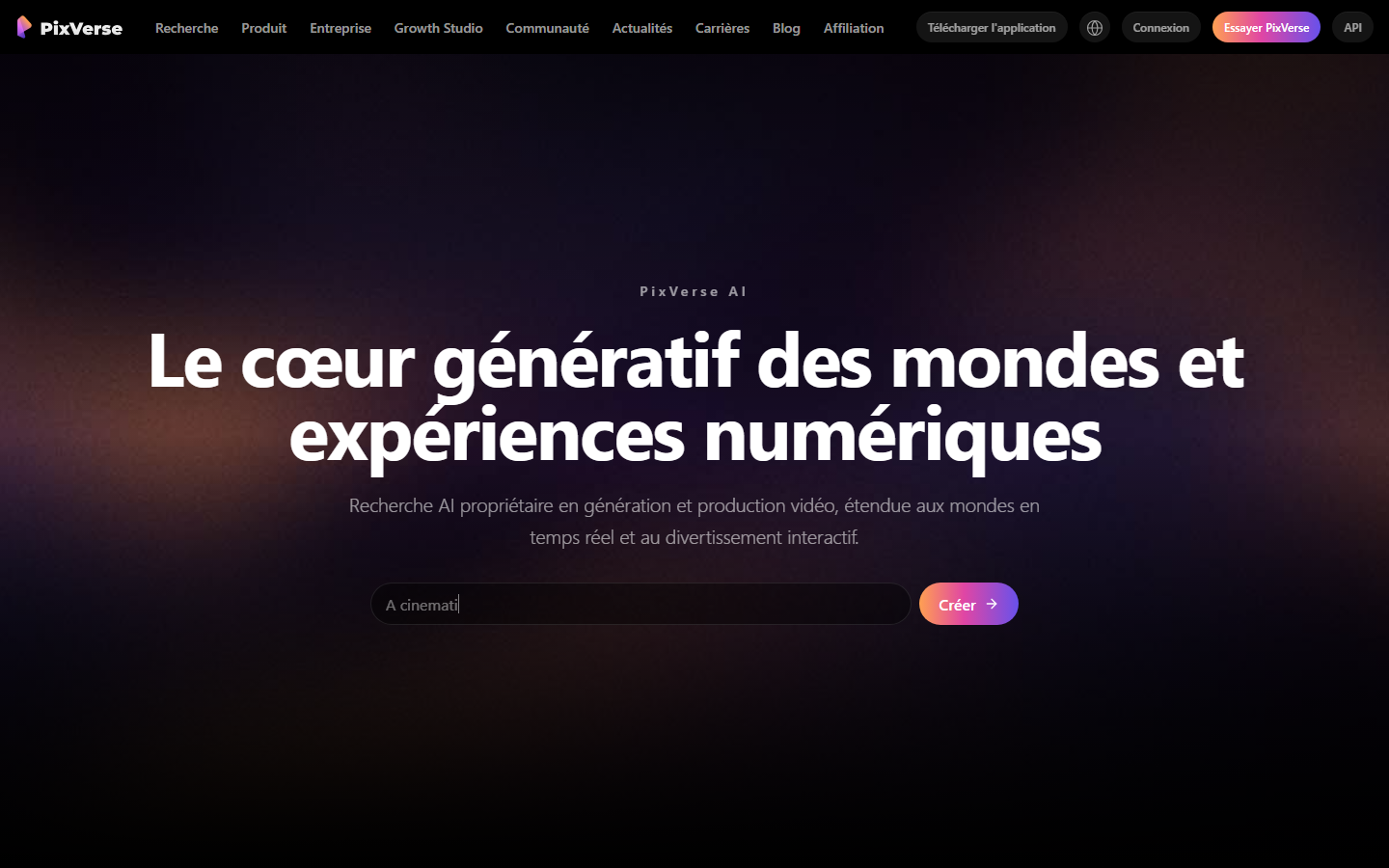 PixVerse AI homepage 2026
