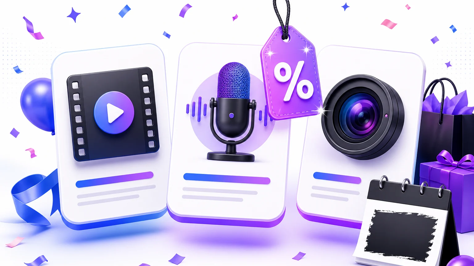 Vous consultez actuellement Black Friday IA 2026 : les offres des outils vidéo, image et voix