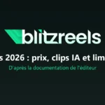 BlitzReels avis 2026 : prix, fonctions et limites (d&rsquo;après l&rsquo;éditeur)